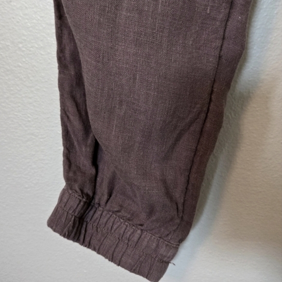 C & C California Gray Linen Jogger Pants Size Medium - Picture 5 of 5